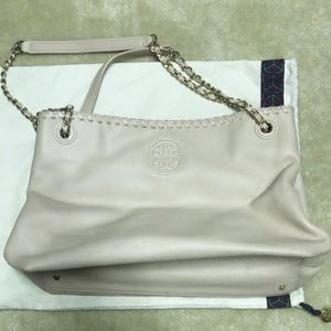 Tory Burch light blush shoulder bag